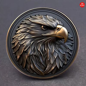 Pin de Metal Esmaltado con Diseño de Águila, Broche Infantil para Sombreros, Cuellos, Ropa y Bolsos - Product Image 2