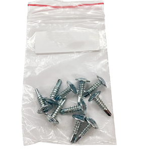 Vis autoperceuses # 10 x vis à tête fraisée de 1 pouce, CR6+ zinguées, pour charpentes en acier, acier au carbone C1022, Homn Reen - Product Image 5