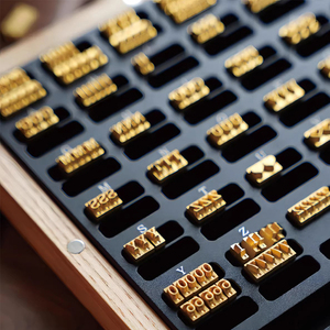 Customizable <strong>Font</strong> Size Metal Copper Alphabet Letter Stamp for Leather - Product Image 4