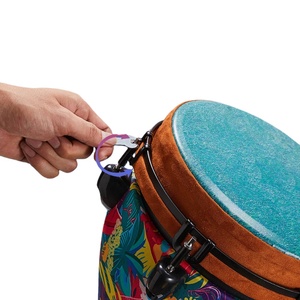 <span class=keywords><strong>Djembe</strong></span> sintonizable, tamaño <span class=keywords><strong>grande</strong></span> de 10 pulgadas y 12 pulgadas para rendimiento de adultos, cuerpo de tambor portátil, instrumento de percusión profesional, tambor de mano - Product Image 5
