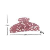 Nouvelle Pince à Cheveux Jingaln 10cm en Acétate de Cellulose, Motif à Carreaux, Style Élégant, Sensation Haut de Gamme, pour Tresses et Coiffures