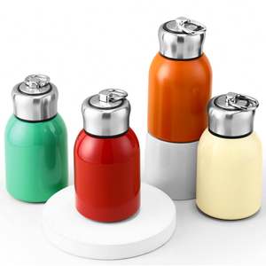 Portable <b>Mini</b> Ultra-Thin Insulation Stainless Steel Thermos Water <b>Bottle</b> for Daily Use - Product Image 1