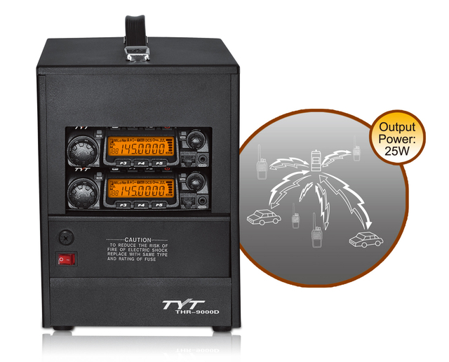 For TYT THR-9000 Mobile Analog VHF/UHF Repeater Lightweight and Efficient 433mhz Air Band Device Enhances Communication Range