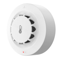 Thermomètre hygromètre Tuya, détecteur d'alarme de fumée, capteur de fumée GooGoo, capteur intelligent WiFi pour la maison, utilisation en intérieur