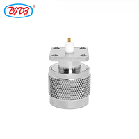 Connecteurs coaxiaux RF de châssis à 4 trous de type N, mâles, à montage sur panneau, avec broches à souder et PTFE blanc, fournis directement par l'usine