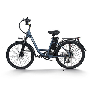 Bicicleta Eléctrica Híbrida de 26 Pulgadas, 48V 10.5AH 250W, Tracción Trasera, Bicicleta Urbana para Desplazamientos, 7 Velocidades, Freno de Disco - Product Image 1