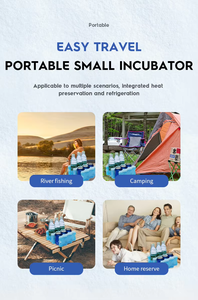 Paket Es Gel Beku Reusable Grosir Pabrik untuk Kotak Makan Penyimpanan Makanan Segar Blok Es HDPE - Product Image 5