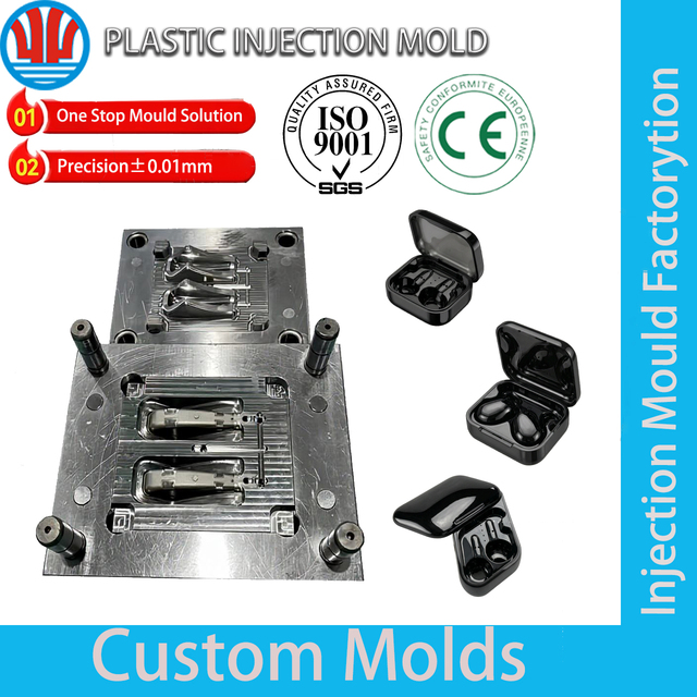 Custom Precision Smart Bluetooth Earphone Shell Injection Mold Electronic Plastic Shell Molding Services Sunye Brand Model