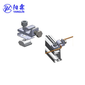 Giá Đỡ Vấu Nối Đất Gắn Tấm <span class=keywords><strong>PV</strong></span> Năng Lượng Mặt Trời Phổ Biến Cho Cáp 2Mm 4Mm 6Mm - Product Image 5