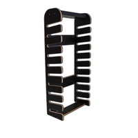 Centroyal CR-WF-886 Présentoir en bois/MDF pour planches de surf/skateboard/paddleboard, taille personnalisable, support de sol moderne, usage commercial