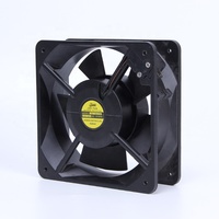 Ventilateur axial industriel haute température 12038BL 220V AC avec cadre en aluminium et pales en caoutchouc Fabriqué en Chine