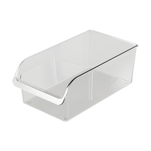 <b>Drawer</b> Type Refrigerator <b>Storage</b> <b>Box</b> L Size Fresh Keeping Food Organizer Kitchen Fridge Container Transparent Rectangle Shape - Product Image 2