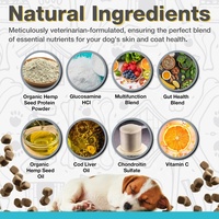 N4P Marque Privée – Friandises Tendres pour Articulations (Hanches) pour Chiens et Chats – Supplément de Glucosamine pour Soutenir la Santé Articulaire des Animaux de Compagnie