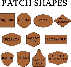 Etiquetas de Cuero Sintético PU al por Mayor, Etiquetas de Marca de Cuero con Patrón Personalizado, Etiquetas de Ropa Simples en Blanco, Proveedor de Parches de Cuero - Product Image 5