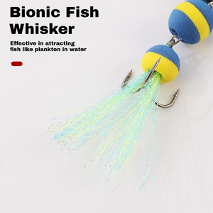 Leurre flottant en mousse EVA avec hameçons triples, hameçons barbelés en acier à haute teneur en carbone, leurre <span class=keywords><strong>de</strong></span> pêche bionique à longue portée pour l'eau douce - Product Image 6