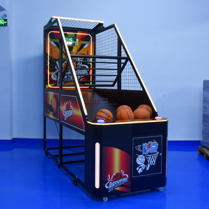 Machine <span class=keywords><strong>de</strong></span> tir à monnayeur en métal pour jeu d'arcade <span class=keywords><strong>de</strong></span> basketball <span class=keywords><strong>NBA</strong></span>, pour adultes, adolescents et jeunes, 1 joueur, en anglais, pour parcs d'attractions - Product Image 6