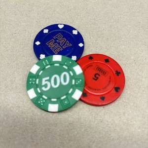 ชิปโป๊กเกอร์ ABS พร้อมพิมพ์สติกเกอร์โลโก้ออกแบบได้ตามต้องการ - Product Image 1