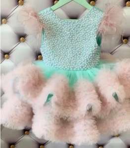 Abito da Principessa con Paillettes di Alta Qualità per Bambine dai 2 ai 10 Anni, <span class=keywords><strong>Elegante</strong></span> Vestito da Sera Rosso per Matrimoni, Abito da Ballo per Bambini, Outfit per Feste - Product Image 6