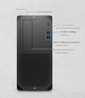Nouvelle Station de Travail Professionnelle Z2 Tower G9 2025 pour Serveur Z2G9 avec Processeur Intel Core i5/i7/i9 de 12e Génération, 32 Go de RAM, SSD 1 To et Disque Dur SATA 2 To