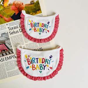 HUASONG-toalla bordada para <span class=keywords><strong>perros</strong></span> y gatos, nuevo diseño coreano, babero para bebé, Saliva para mascotas, <span class=keywords><strong>Schnauzer</strong></span> - Product Image 6