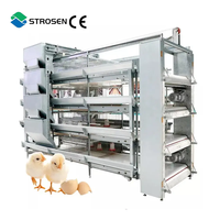 Cage à poulets en fil d'acier de type H cages à poulets de type H 5000