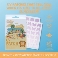 Patchs Suncrean Pimple avec technologie de détection SPF Autocollants de protection contre les UV hydrocolloïdes imperméables pour la peau