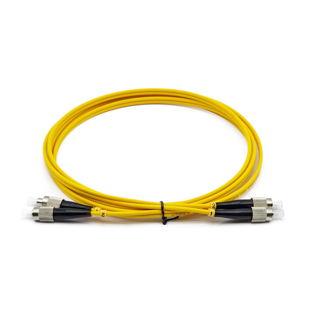 Fiber Optic Patch Cord Manufacturer Duplex FC to FC UPC Single Mode OS2 2 Core FTTH Jumper Optical Fiber Cable
