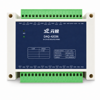 Módulo de Salida Analógica de un Solo Extremo de 16 Canales YMYS RS485 para Automatización Industrial PLC, 36V, Velocidad de Transmisión de 1200~115200bps, Precisión del 0.05%