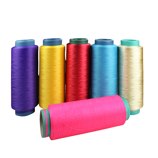 Polyester Filament Dty B Grade Black and Colors Yarn
