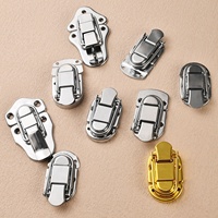 Loquets et quincaillerie pour boîtes à outils en fer, serrures chromées électrolytiques pour trousses médicales, trousses de maquillage, valises de transport aérien à quatre trous