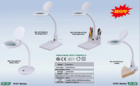 Lampe LED de bureau pour extension de cils, lampe à ongles pour salon de beauté, lampe de bureau LED avec loupe intégrée, meilleure vente
