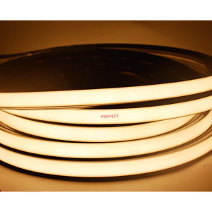 Luz de Neón PERFECT Totalmente Negra de 16*16mm, un Solo Color, Personalizable, Flexible, de Silicona, Curvada, IP65 Impermeable, DC12V/24V - Product Image 1