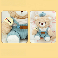 Ours en peluche personnalisé, jouet en peluche doux, animal en peluche, vente en gros, fabricant OEM ODM, compagnon pour enfants, cadeaux d'anniversaire