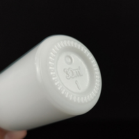 Flacon à pompe compte-gouttes d'huile de sérum pour le visage en verre en céramique de luxe 20ml 30ml 50ml emballage de luxe blanc