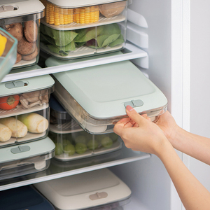 Fridge Storage Containers Produce Saver Stackable Refrigerator Organizer Bins Fridge Organizer For Fruits And Vegetables//