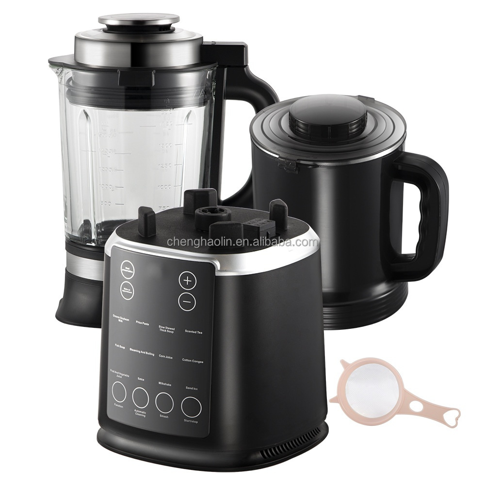 Food Processor Professional 2 in 1 Touch Control Kitchen Digital Countertop Cooking Electric Blender