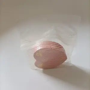 reciclar saco plástico transparente para embalagem de cosméticos, saco de plástico laminado com selo autoadesivo transparente