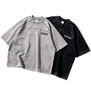 Camiseta Serand Mido Oversize de 280g, Tejido Grueso 100% Algodón, Ecológica, Antiarrugas, Corte Cuadrado, Manga Corta, Personalizable con Estampado para Hombre - Product Image 2