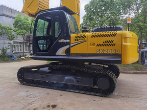 Excavadoras usadas Construcción Kobelco Máquina de excavadora usada en stock Hidráulica Kobelco Excavadoras usadas en el SK200-8 - Product Image 5