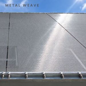 Muro Cortina Elástico de Alta Calidad con Malla Metálica Tensada Semitransparente que Filtra la Luz para Proyectos de Fachadas de Hoteles - Product Image 2
