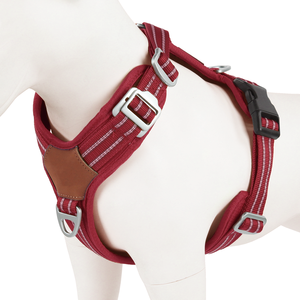 ヘビーデューティー調節可能な反射オックスフォードパッド入りドッグハーネスは、中小大型犬用のプルペット犬用ハーネスセットを製造していません - Product Image 4