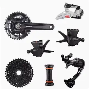 SHIMANO ALTUS M2000 Getriebe-Kit 3*9 Schalthebel Front- und Rückenantrieb Fahrrad-Flügelrad-Kette Bodenhalterung 22T-36T Zahnstange