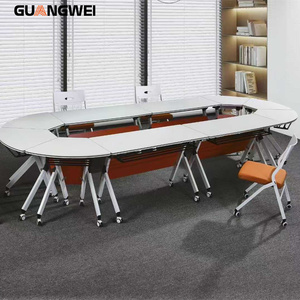 طاولة دراسة ومؤتمرات خشبية قابلة للطي حديثة وصديقة للبيئة من GUANGWEI - أثاث مكتبي - Product Image 3