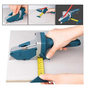 Couteau à découper les plaques de plâtre avec ruban à mesurer et porte-crayon pour outils de menuiserie et de rénovation - Product Image 2