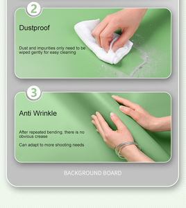 ฉากหลังถ่ายภาพ PVC แบบด้านและ<span class=keywords><strong>สะท้อน</strong></span><span class=keywords><strong>แสง</strong></span> <span class=keywords><strong>สี</strong></span>ดำขาว สำหรับถ่ายภาพและวิดีโอในสตูดิโอ - Product Image 3