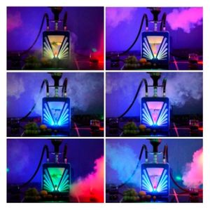 Travel Hookah Set with Everything Modern Acrylic Hookah <b>Silicone</b> <b>Hose</b> Phunnel Bowl Handle and <b>Silicone</b> <b>Hose</b> Phunnel Bowl Handle - Product Image 6