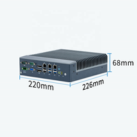 Mini PC industriel embarqué compact et robuste I3 I5 I7 sans ventilateur pour la commande d'automatisation et la vision industrielle