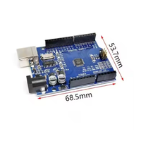 HKST ATMEGA328P ATMEGA328P-AU SMD CH340 Versión Mejorada MCU R3 Placa de Desarrollo Módulo Microcontrolador Kit de Estudio DIY para Estudiantes