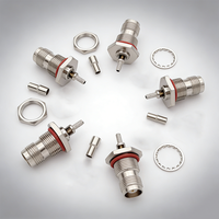 Connecteur d'antenne coaxial RP TNC femelle 50 ohms pour câble RG316 RG174