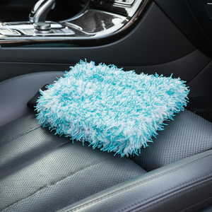 ถุงมือล้างรถไมโครไฟเบอร์เนื้อนุ่มพิเศษ แบบสองด้าน ขนปะการัง สำหรับทำความสะอาดรถยนต์ ป้องกันรอยขีดข่วน ใช้สำหรับเคลือบสีและขัดเงารถยนต์ - Product Image 2